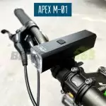 چراغ دوچرخه 1000 لومن APEX M01