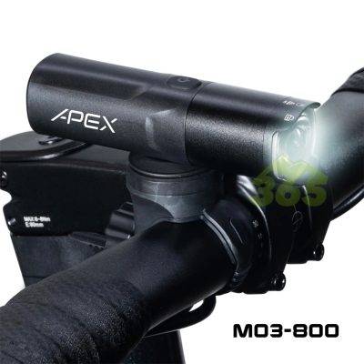 چراغ دوچرخه 800 لومن اَپکس APEX M03
