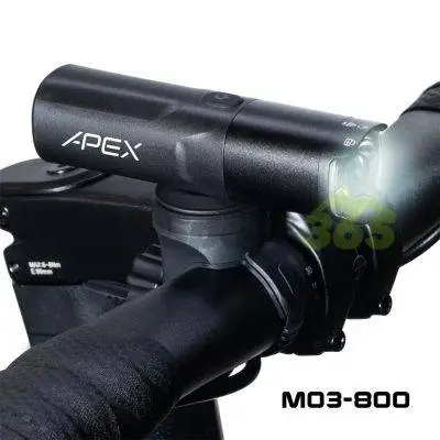 چراغ دوچرخه 800 لومن اَپکس APEX M03