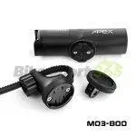 چراغ دوچرخه 800 لومن اَپکس APEX M03