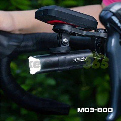 چراغ دوچرخه 800 لومن اَپکس APEX M03
