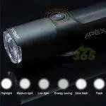 چراغ دوچرخه 600 لومن اَپکس APEX M02