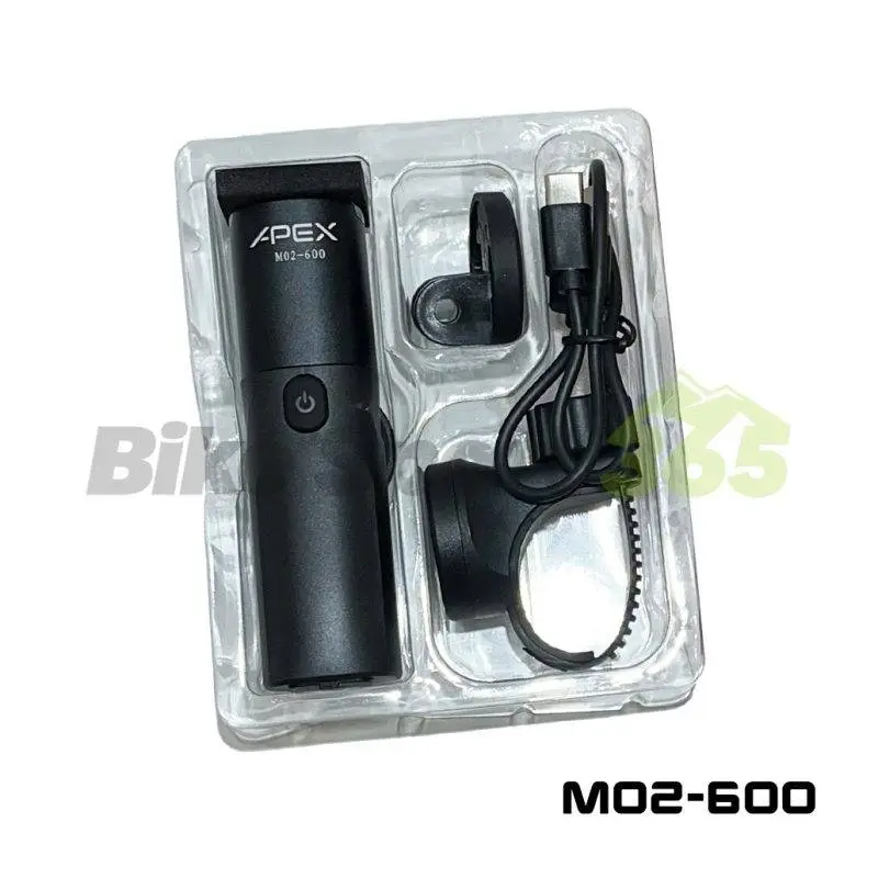 چراغ دوچرخه 600 لومن اَپکس APEX M02