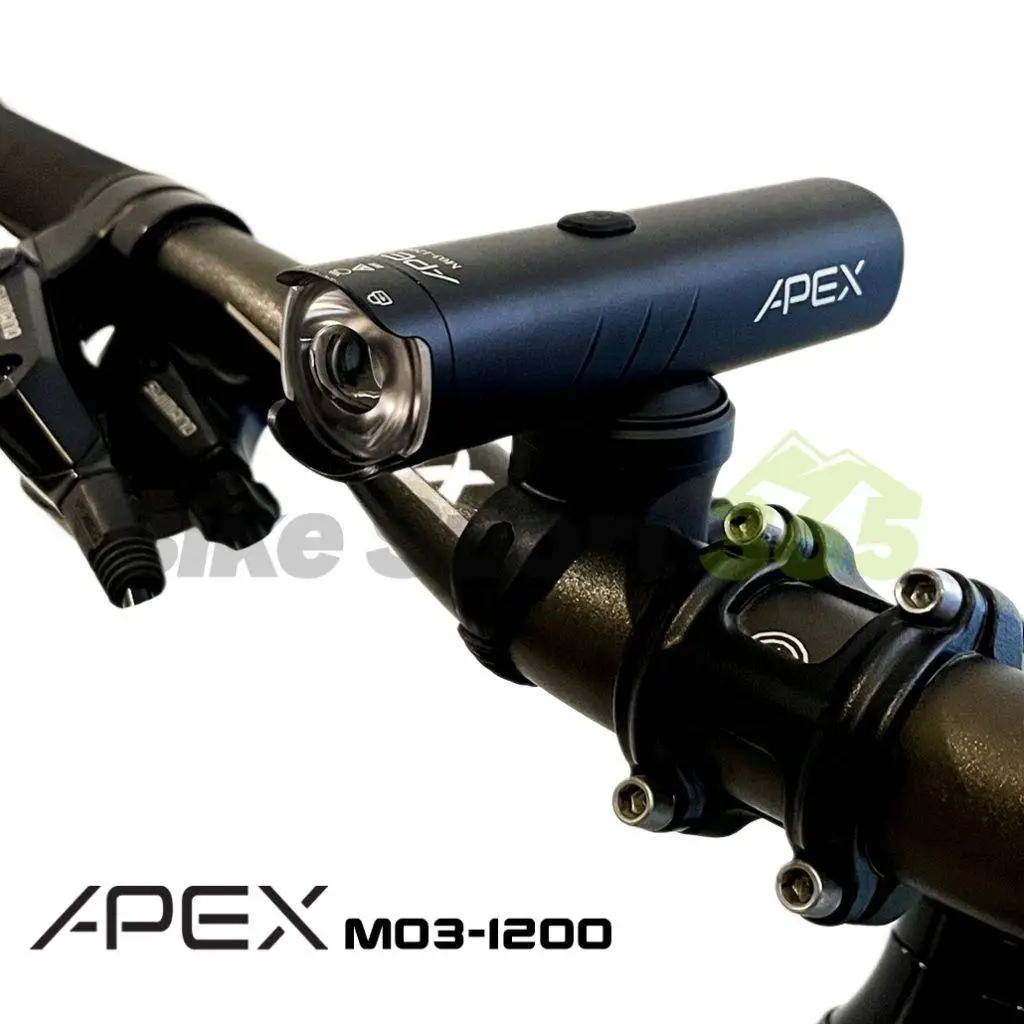 چراغ دوچرخه 1200 لومن اَپکس Apex M03 چراغ دوچرخه 1200 لومن اَپکس APEX M03