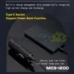چراغ دوچرخه 1200 لومن اَپکس APEX M03