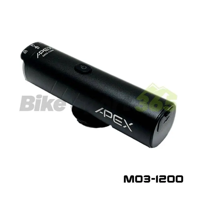 چراغ دوچرخه 1200 لومن اَپکس APEX M03