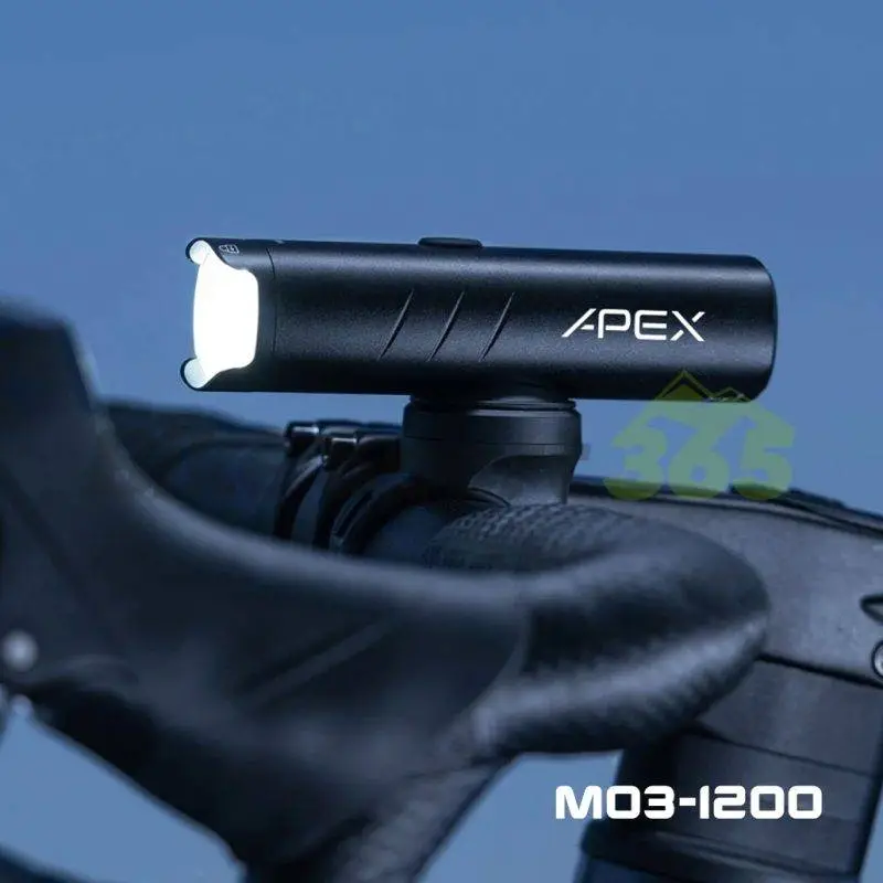 چراغ دوچرخه 1200 لومن اَپکس APEX M03