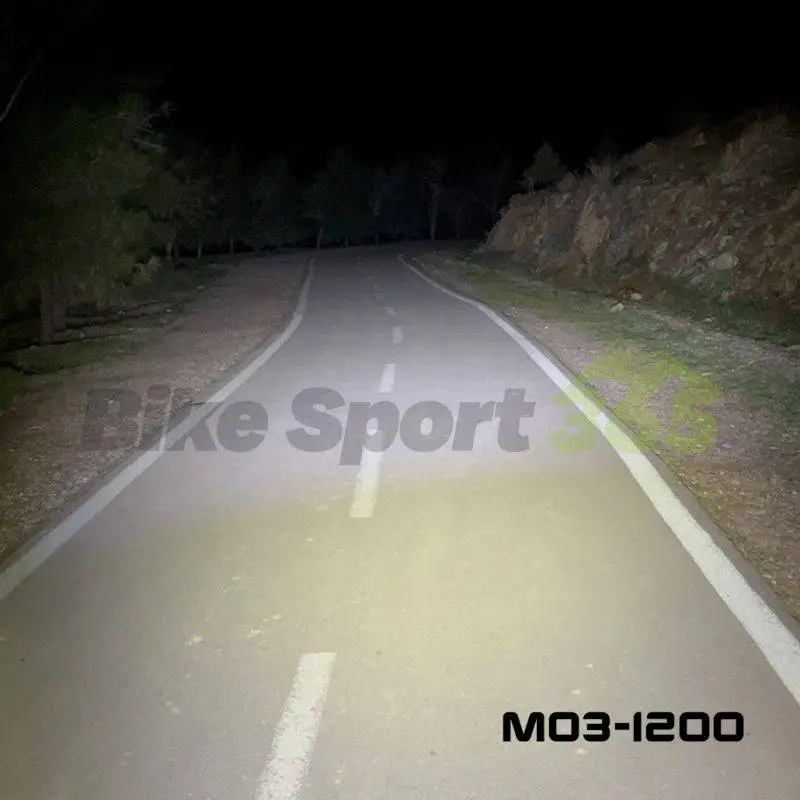 چراغ دوچرخه 1200 لومن اَپکس APEX M03