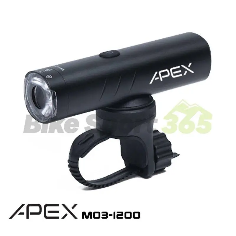 چراغ دوچرخه 1200 لومن اَپکس APEX M03