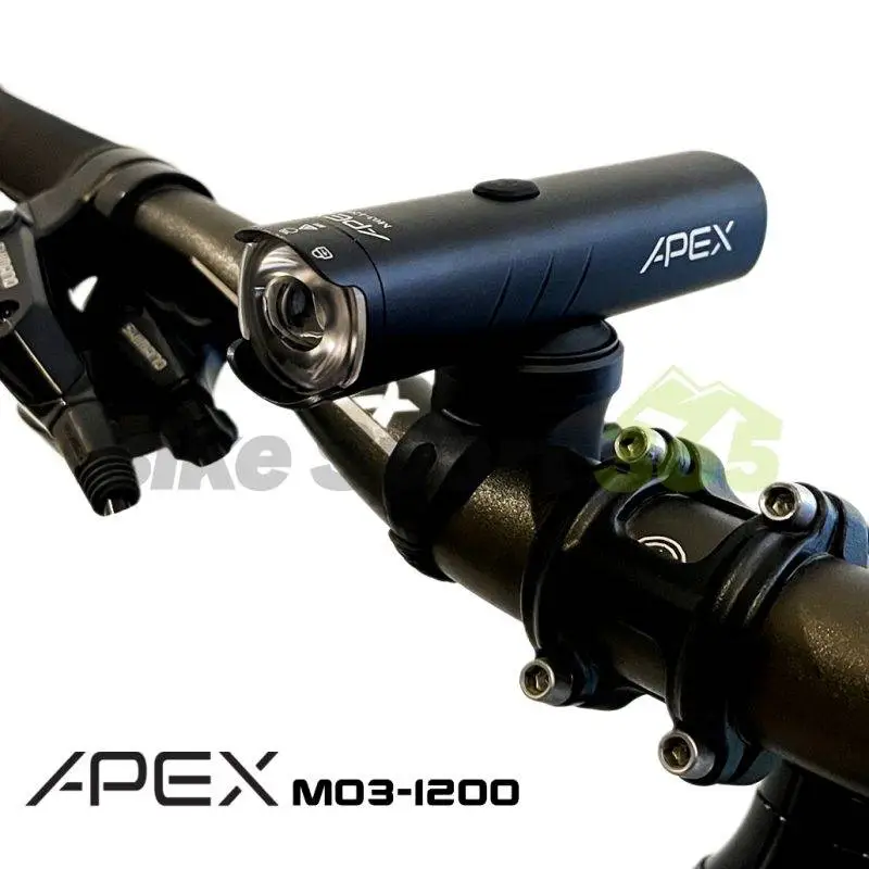 چراغ دوچرخه 1200 لومن اَپکس APEX M03